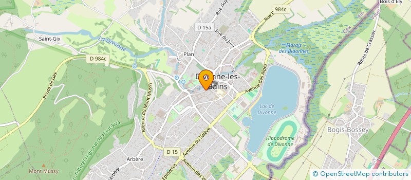 localisation de l'entreprise SARL HOTEL DE LA TRUITE  DIVONNE-LES-BAINS