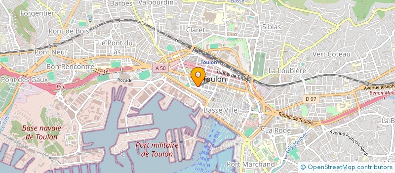 localisation de l'entreprise SARL HOTEL DE STRASBOURG à TOULON