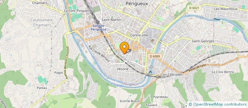 localisation de l'entreprise SARL HOTEL DES ARENES  PERIGUEUX