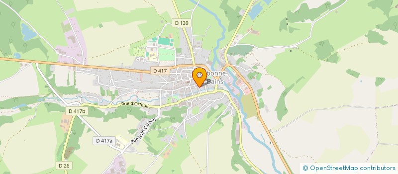 localisation de l'entreprise SARL HOTEL DES THERMES à BOURBONNE-LES-BAINS