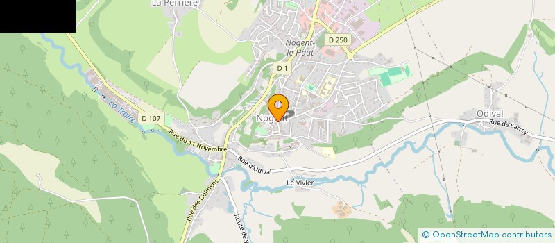 localisation de l'entreprise SARL HOTEL DU CHEVAL BLANC à NOGENT