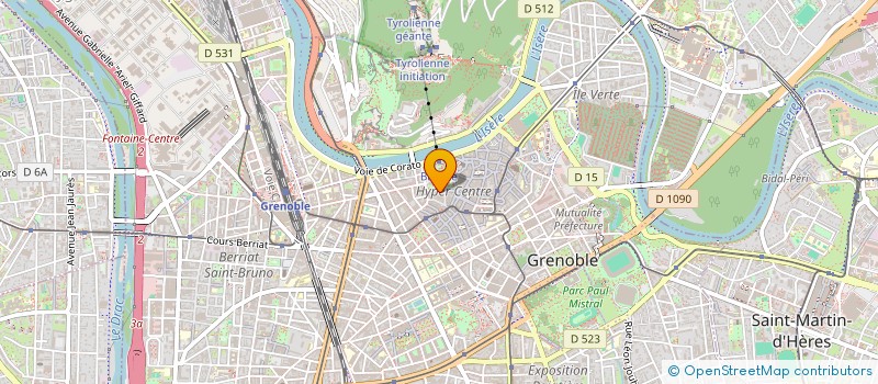 localisation de l'entreprise SARL HOTEL ET AUBERGE NAPOLEON à GRENOBLE