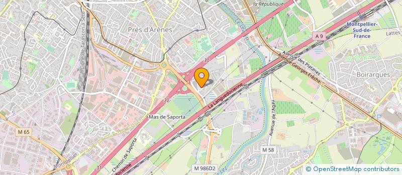 localisation de l'entreprise SARL HOTEL O à LATTES