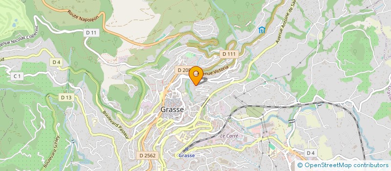 localisation de l'entreprise SARL HOTEL PENSION LE PARADIS  GRASSE