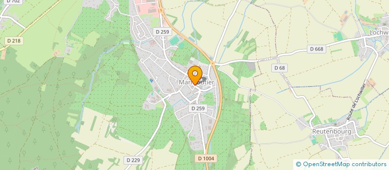 localisation de l'entreprise SARL HOTEL RESTAURANT DES VOSGES  SOMMERAU