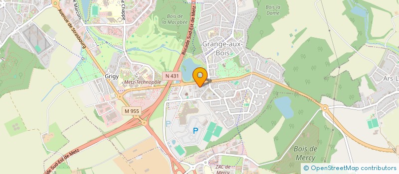 localisation de l'entreprise SARL HOTEL SAPHYR  METZ