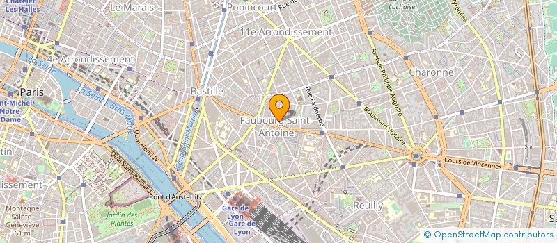 localisation de l'entreprise SARL HOTEL STE MARGUERITE à PARIS