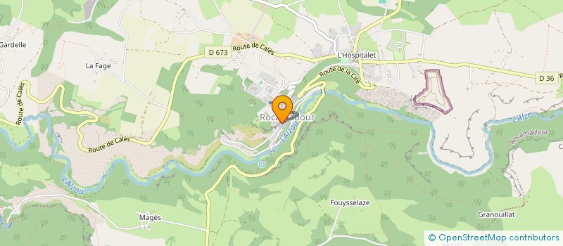 localisation de l'entreprise SARL HOTEL STE MARIE  ROCAMADOUR