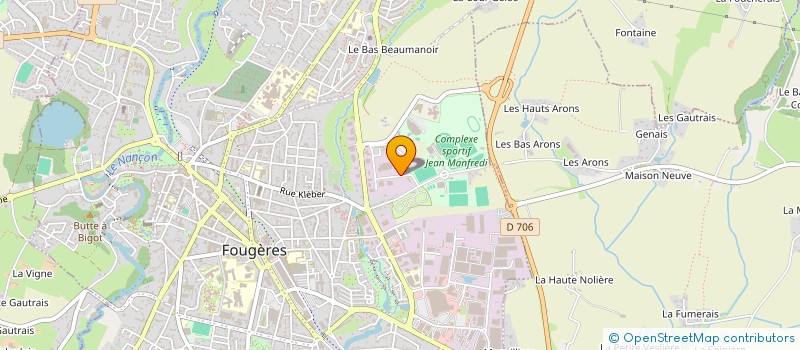 localisation de l'entreprise SARL HOTELLERIE DU PARON à FOUGERES