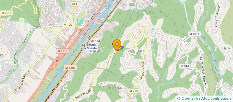 localisation de l'entreprise SARL HOUBRON  COLOMARS