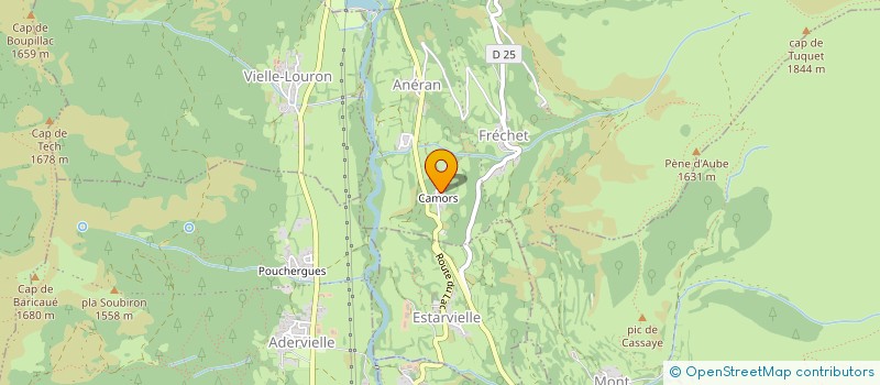 localisation de l'entreprise SARL HOUCHERES  CAZAUX FRECHET ANERAN CAMORS