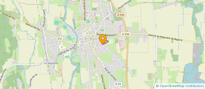 localisation de l'entreprise SARL HOURCADE  VIC-EN-BIGORRE