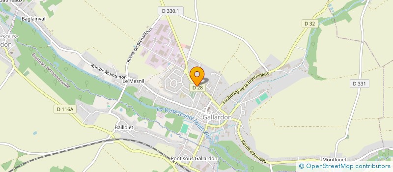 localisation de l'entreprise SARL HOUSSU MATERIAUX à GALLARDON