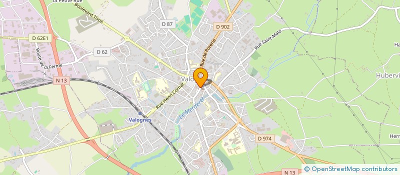 localisation de l'entreprise SARL HOUYVET  VALOGNES