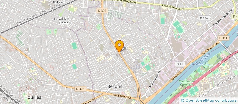 localisation de l'entreprise SARL HR  BEZONS