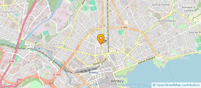 localisation de l'entreprise SARL HSG LOCATION à ANNECY