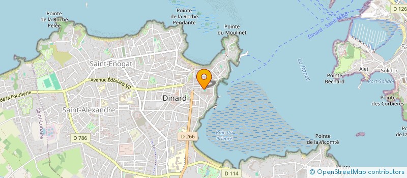 localisation de l'entreprise SARL HSJE à DINARD