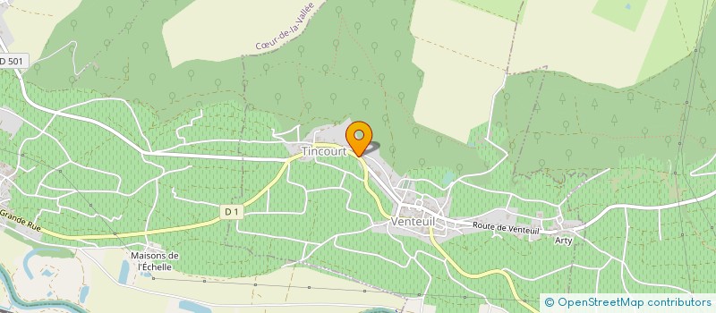 localisation de l'entreprise SARL HUCBOURG-DE VLIEGER  COEUR-DE-LA-VALLEE