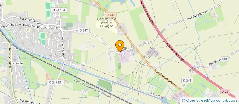 localisation de l'entreprise SARL HUCHIN PRINCE  COULOGNE