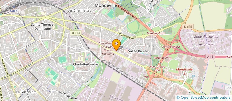 localisation de l'entreprise SARL HUCQUEDIS à MONDEVILLE