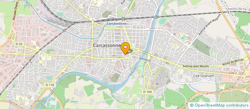 localisation de l'entreprise SARL HUGEAUD NORARO à CARCASSONNE