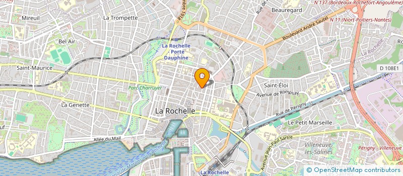 localisation de l'entreprise SARL HUGO  LA ROCHELLE