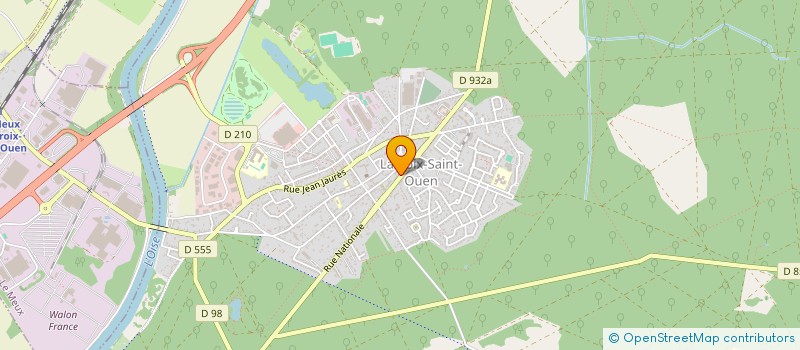 localisation de l'entreprise SARL HUGO-IMMOBILIER à LACROIX-SAINT-OUEN