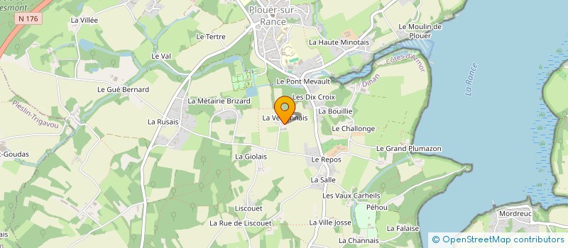 localisation de l'entreprise SARL HUGUET MIKAEL TP à PLOUER-SUR-RANCE