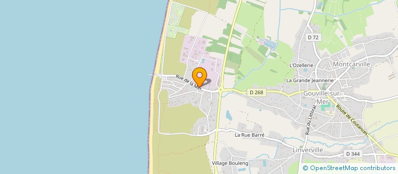 localisation de l'entreprise SARL HUITRES KO  GOUVILLE-SUR-MER