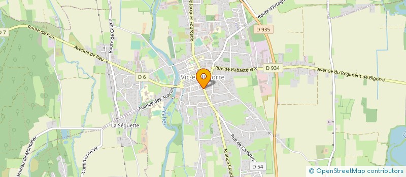 localisation de l'entreprise SARL HULO CHOCOLATS à VIC-EN-BIGORRE