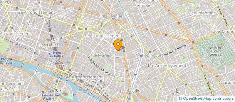 localisation de l'entreprise SARL HUM à PARIS