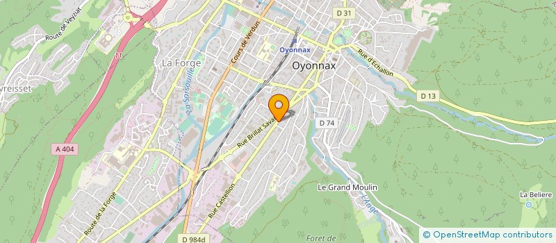 localisation de l'entreprise SARL HUMBERT à OYONNAX