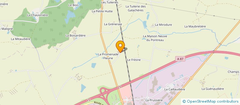 localisation de l'entreprise SARL HUMEAU BETAIL à CHEMILLE-EN-ANJOU