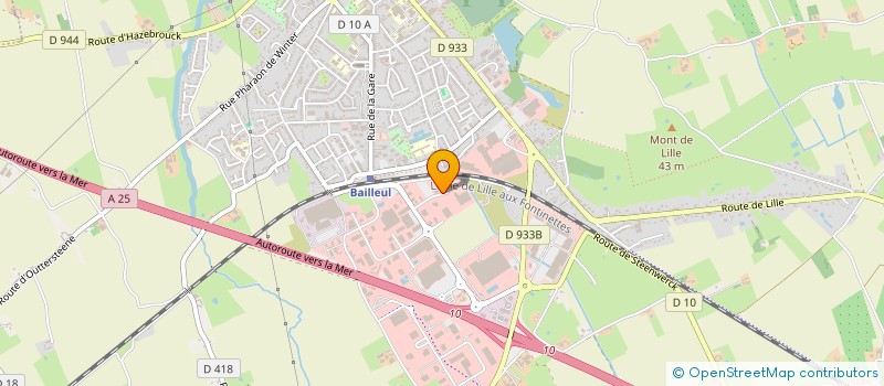localisation de l'entreprise SARL HUON JEAN-PAUL ET FILS à BAILLEUL