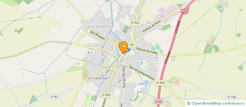 localisation de l'entreprise SARL HUON-MONCUIT à VATAN