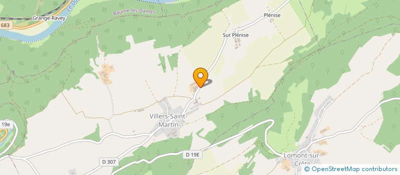 localisation de l'entreprise SARL HUOT à VILLERS-SAINT-MARTIN