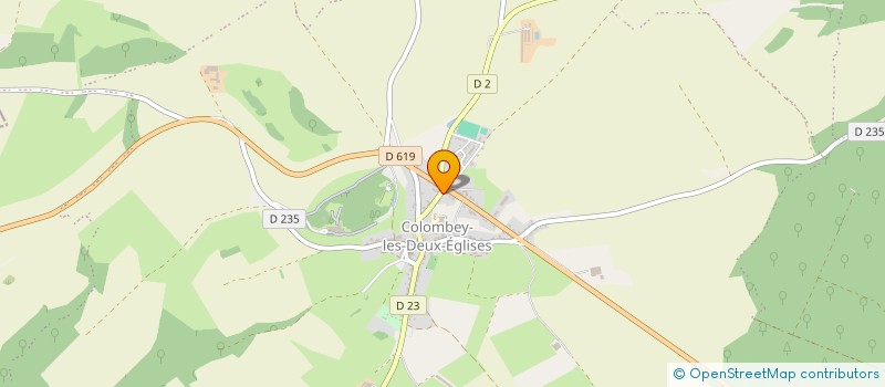 localisation de l'entreprise SARL HUREL à COLOMBEY LES DEUX EGLISES
