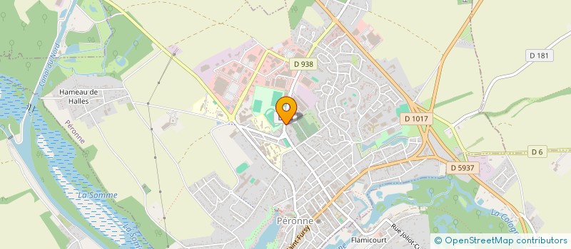 localisation de l'entreprise SARL HUZJAN à PERONNE