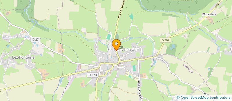 localisation de l'entreprise SARL HV DISTRIBUTION  SOLRE-LE-CHATEAU