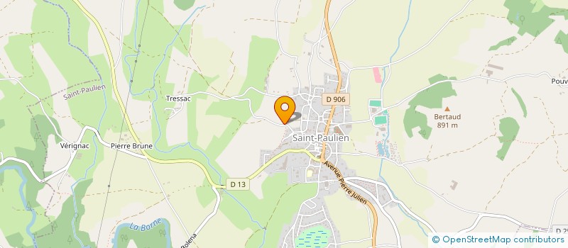 localisation de l'entreprise SARL HYDRO ELECTRIQUE DE MONZOLA  SAINT-PAULIEN