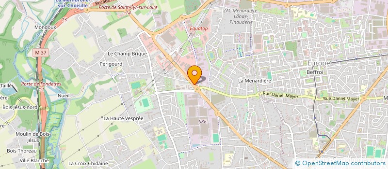 localisation de l'entreprise SARL HYDROLAVAGE  SAINT-CYR-SUR-LOIRE