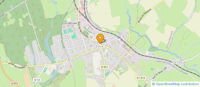 localisation de l'entreprise SARL HYGMAN à FORGES-LES-EAUX