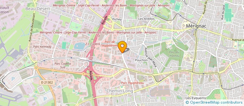 localisation de l'entreprise SARL HYPNOS  MERIGNAC