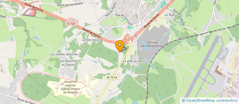 localisation de l'entreprise SARL HZ IMMOBILIER  BOUGUENAIS