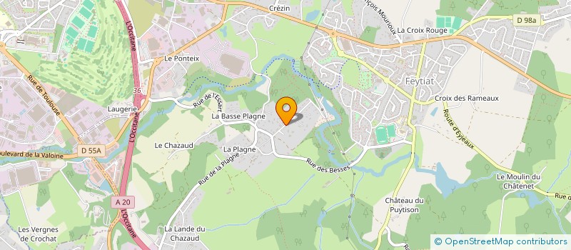 localisation de l'entreprise SARL I.D.C. à FEYTIAT