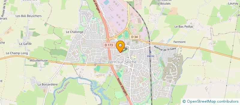 localisation de l'entreprise SARL I.G.O.R. (INVESTISSEMENT GESTION ET ORGANISA- TION DE RESTAURANT) à VERN-SUR-SEICHE