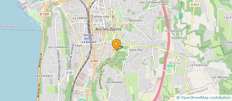 localisation de l'entreprise SARL I-G-P INGENIERIE DE GESTION PATRIMONIALE à AIX-LES-BAINS