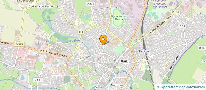 localisation de l'entreprise SARL I M à ALENCON