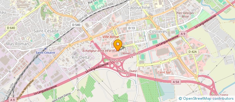 localisation de l'entreprise SARL I.M.A  NIMES