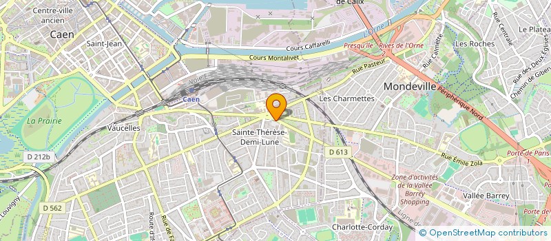 localisation de l'entreprise SARL I-MAGEOS à CAEN